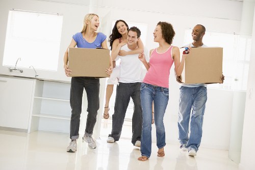 Moving team helping with a home relocation in Queensbury