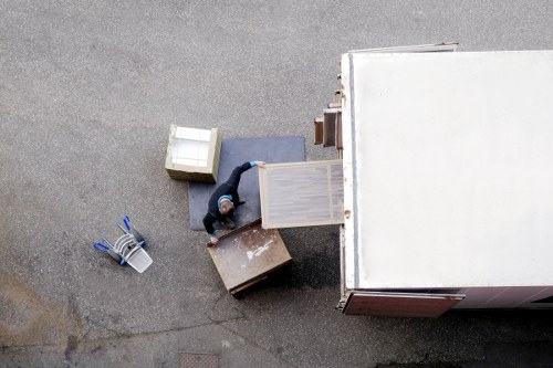 Man with a van service helping with a local move in Queensbury