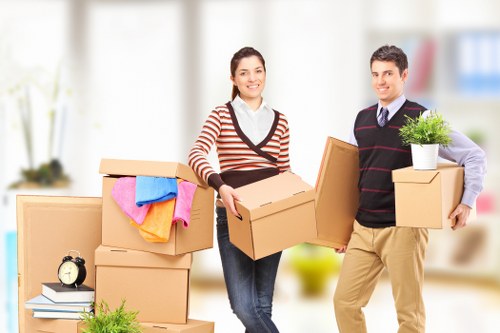 Local moving van helping with property access in Queensbury