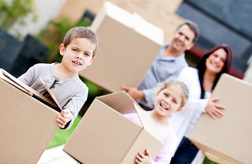 Commercial moving team planning an office relocation in Queensbury