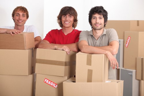 Loading office furniture for relocation in the Queensbury area