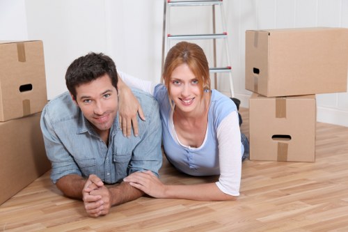 Packing and transport support for a local move