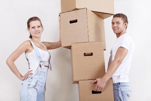 Charity donation items prepared for reuse after a Queensbury move