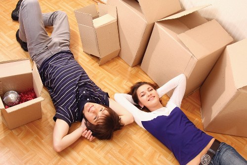 Careful furniture handling during a Queensbury house move